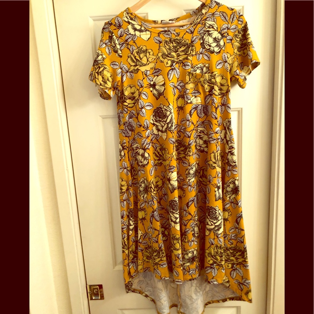 Mustard floral Carly xs. UNICORN 🦄🦄🦄